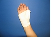 Short open wrist orthosis with thumb metal strip (C170) attēls