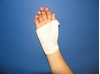 Picture of Short open wrist orthosis with thumb metal strip (C170)