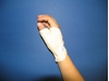 Short open wrist orthosis with thumb metal strip (C170) attēls